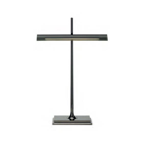 Настольная лампа Flos Goldman Black nikel/Fumee F3440030