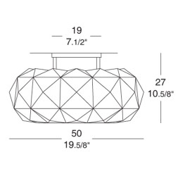 Потолочный светильник Leucos Deluxe 50 PL 0002264
