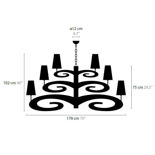 Люстра Ilfari Lazy Sunday H18+1 11435
