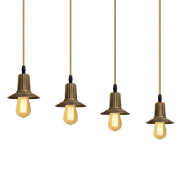 Подвесной светильник FEDE Lighting Milano IV Edison FD1078SPB