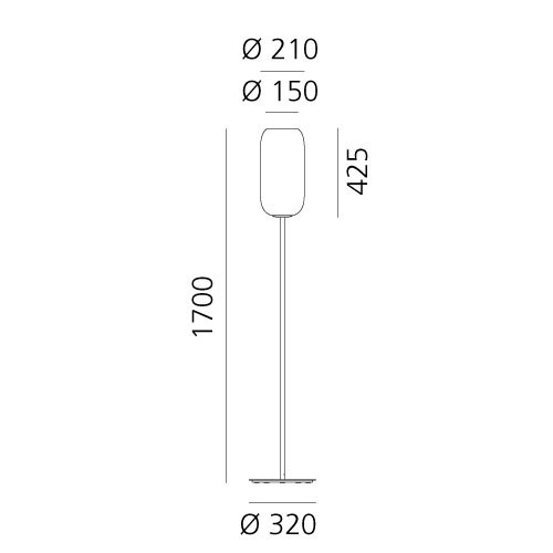 Торшер Artemide Gople 1410060A