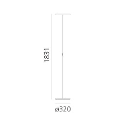 Напольный светильник Artemide Athena 1833W30A