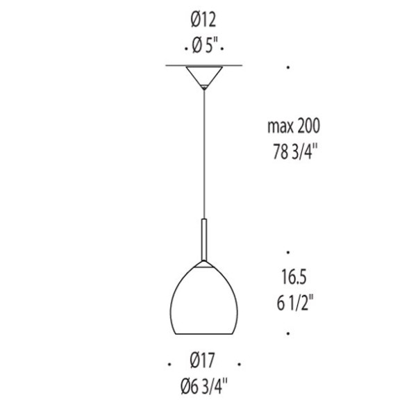 Подвесной светильник Leucos GOLF S3 0003152