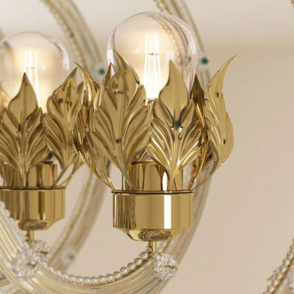 Потолочная люстра Beby Group Beby Resort 3400B04 Light Gold