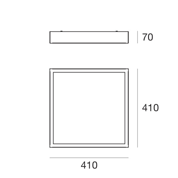 Потолочный светильник Linea Light Box 8231