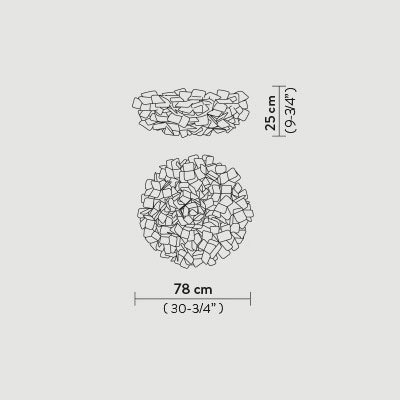 Потолочный светильник Slamp Clizia Ceiling L WHITE CLI78PLF0003W_000