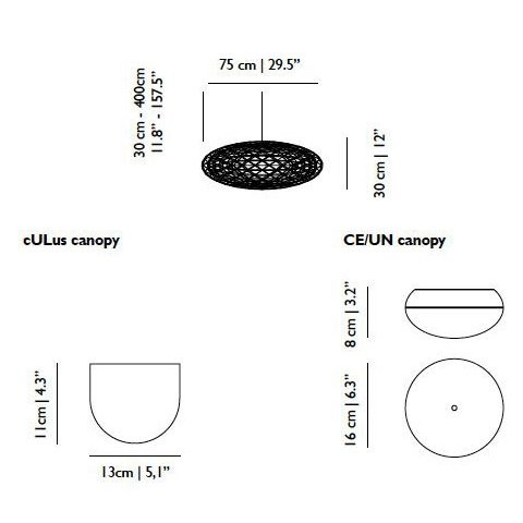 Подвесной светильник MOOOI Raimond ZAFU UNMOLLEDZ75