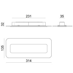 Настенный светильник Linea Light Antille 8882