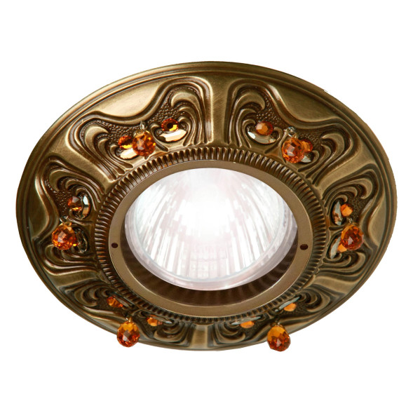 Встраиваемый спот (точечный светильник) FEDE Lighting Crystal De Luxe Palace FD1006RPBCL