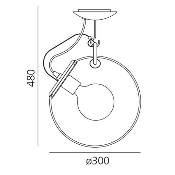 Потолочный светильник Artemide Miconos A022810