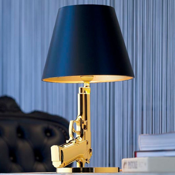 Настольная лампа Flos Guns Bedside Gun Gold F2953000