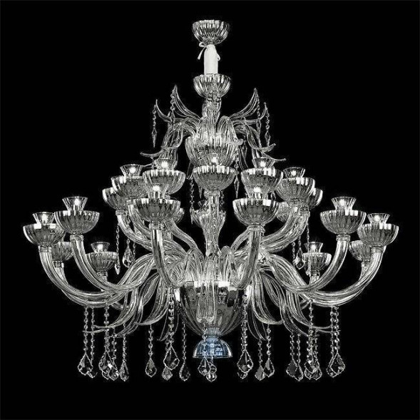 Люстра Beby Garden Party 7810BB4 Chrome Silver Cortina Swarovski Plaque