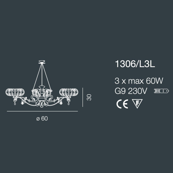 Люстра Bellart Dream 1306/L3L 03+10/P05