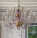 Люстра Euroluce Iside L12+6 Gold Wisteria