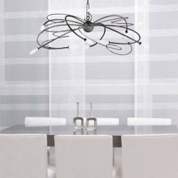 Люстра Masca Miss Irony 1681/8 Ardesia nichel / Glass 347