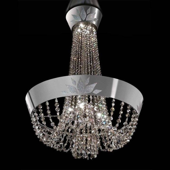 Подвесной светильник Beby Velvet 0150B01 Chrome Cut Almond