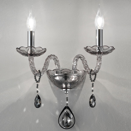 Бра Euroluce Toochic A2 Silver Fume