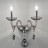 Бра Euroluce Toochic A2 Silver Fume