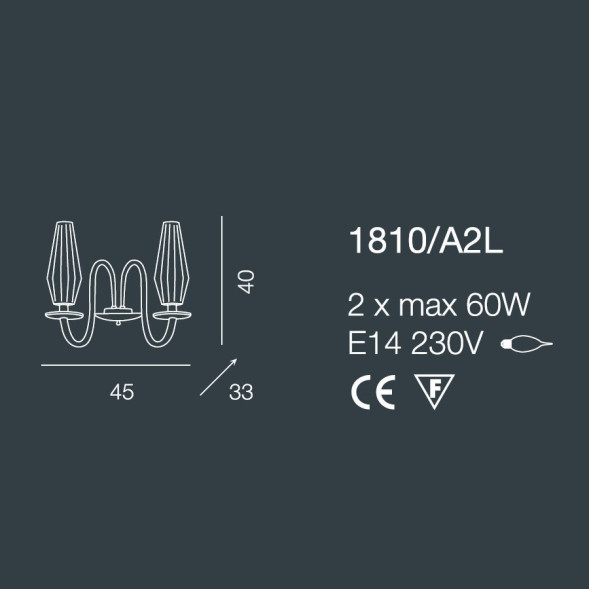 Бра Bellart Karma 1810/A2L 05/P09