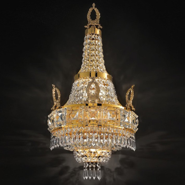 Настенный светильник Masiero Impero &amp; Deco VE 829 A3 CUT CRYSTAL