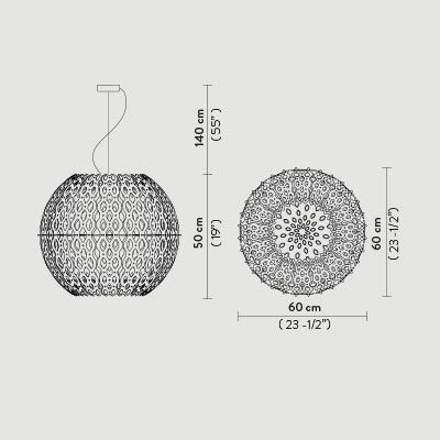 Подвесной светильник Slamp Charlotte SUSPENSION GLOBE CHR88SOSG000W_000
