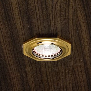 Встраиваемый спот (точечный светильник) Masiero Brass &amp; spots VE 866