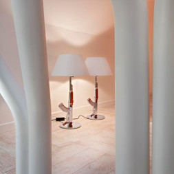 Настольная лампа Flos Guns Table Gun Chrome F2954057