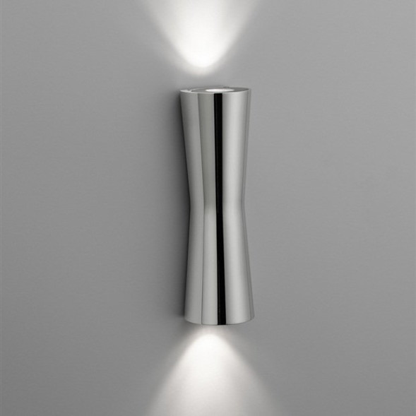 Настенный спот (точечный светильник) Flos Clessidra 20°+20° Chrome F1583057