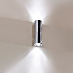 Настенный спот (точечный светильник) Flos Clessidra 20°+20° Chrome F1583057