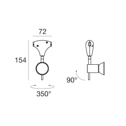 Светильник для струнной системы Linea Light Andromeda TR4304-3