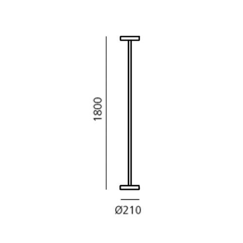 Напольный светильник Artemide Bincan DX0050N10L