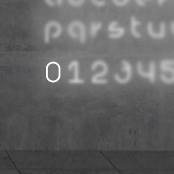 Настенный светильник Artemide Alphabet 1210000A + supp