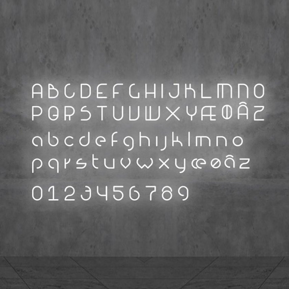 Настенный светильник Artemide Alphabet 1201R00A