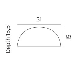 Уличный настенный светильник Norlys Halden 517GR