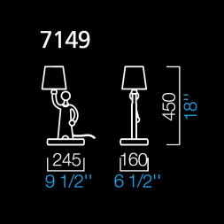 Настольная лампа Barovier&amp;Toso Marino&amp;Marina 7149/LO/RI