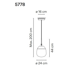 Подвесной светильник Vibia Tempo 5778 18 /1B