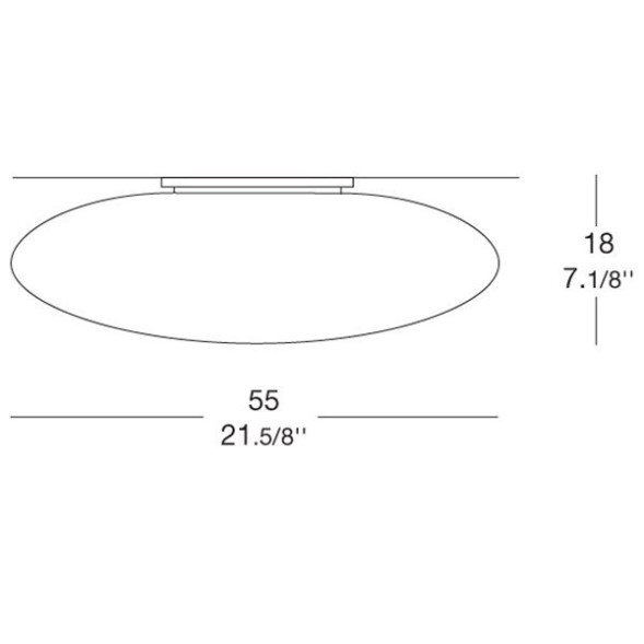 Настенно-потолочный светильник Leucos FELIX 55 P-PL 0002389