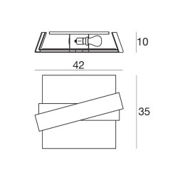 Потолочный светильник Linea Light Zig Zag 7402