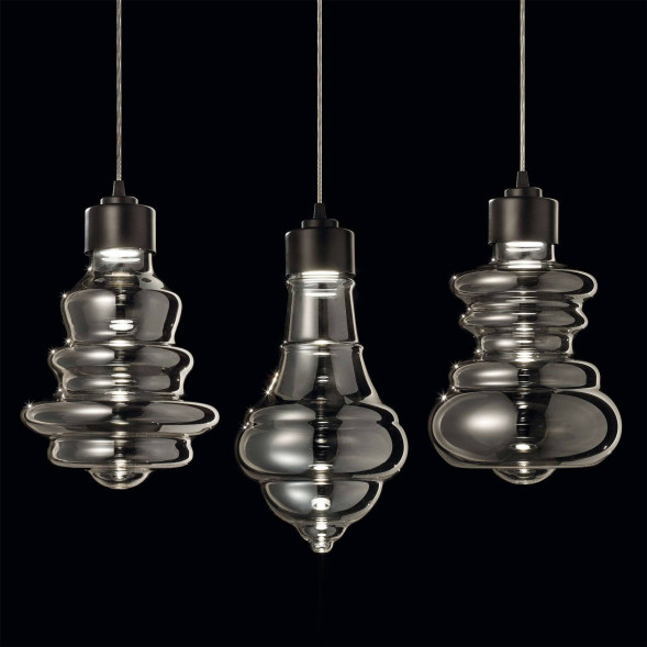 Подвесной светильник Evi Style Trottola Nero Fume