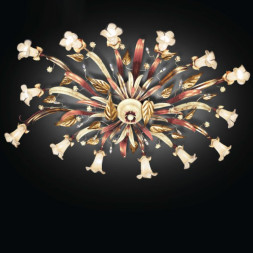 Потолочная люстра Renzo Del Ventisette &quot;Natura&quot; PL 13965/14 ovale DEC. 0115