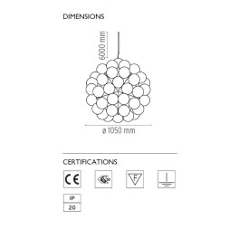 Подвесной светильник Flos Taraxacum 88 S2 F7440000