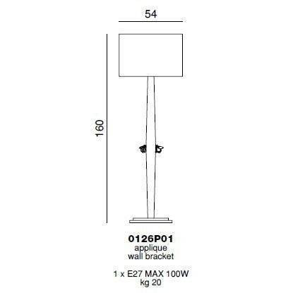 Торшер Beby Group Mon Tresor 0126P01 Light gold 666 SW Bronze Shade