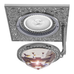 Встраиваемый спот (точечный светильник) FEDE Lighting Crystal De Luxe San Sebastian FD1033CLCB