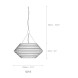 Подвесной светильник Terzani Kika Q21S L3 C8