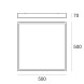 Потолочный светильник Linea Light Box 8233N