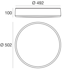 Потолочный светильник Linea Light MyWhite 8160