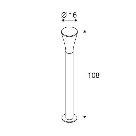 Садово-парковый фонарь SLV Alpa 228922