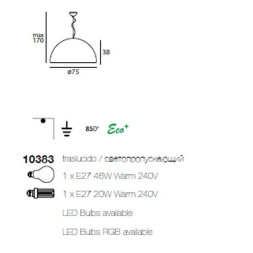 Подвесной светильник Linea Light Ohps! 10383