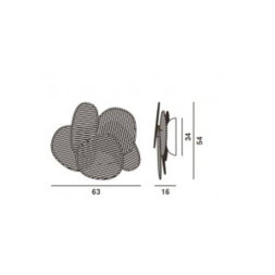 Настенный светильник Foscarini Nuage 243005DM 63