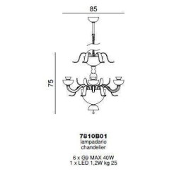 Люстра Beby Garden Party 7810B01 Gold Black Rome SW Jet Golden Teak